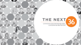 the next 36 : Canada's entrepreneurial leadership initiative banner