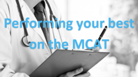 Performing your best on the MCAT banner