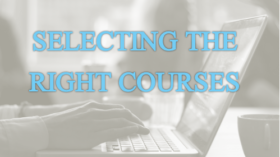 Choosing the right undergrad courses Banner