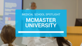 Professor teaching medical students at McMaster University