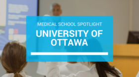 Professor teaching medical students at University of Ottawa