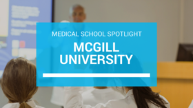 Professor teaching medical students at mcgill university