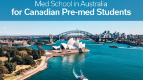 Med School in Australia for Canadian Pre-med Students Banner