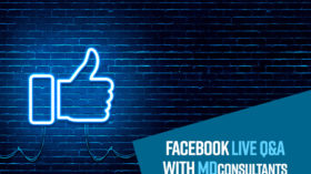 Facebook live QnA with MDconsultants Banner