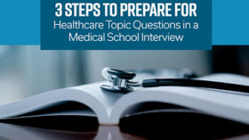 Graphic for 3 steps to prepare for in healthcare
