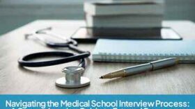 A guide to navigating medical school interviews, featuring essential external resources for prospective students.