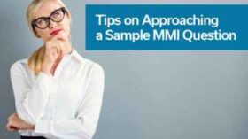 Tips on approaching a sample MMI Question Banner