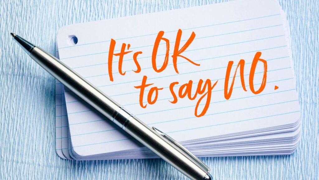 Learn to Say No