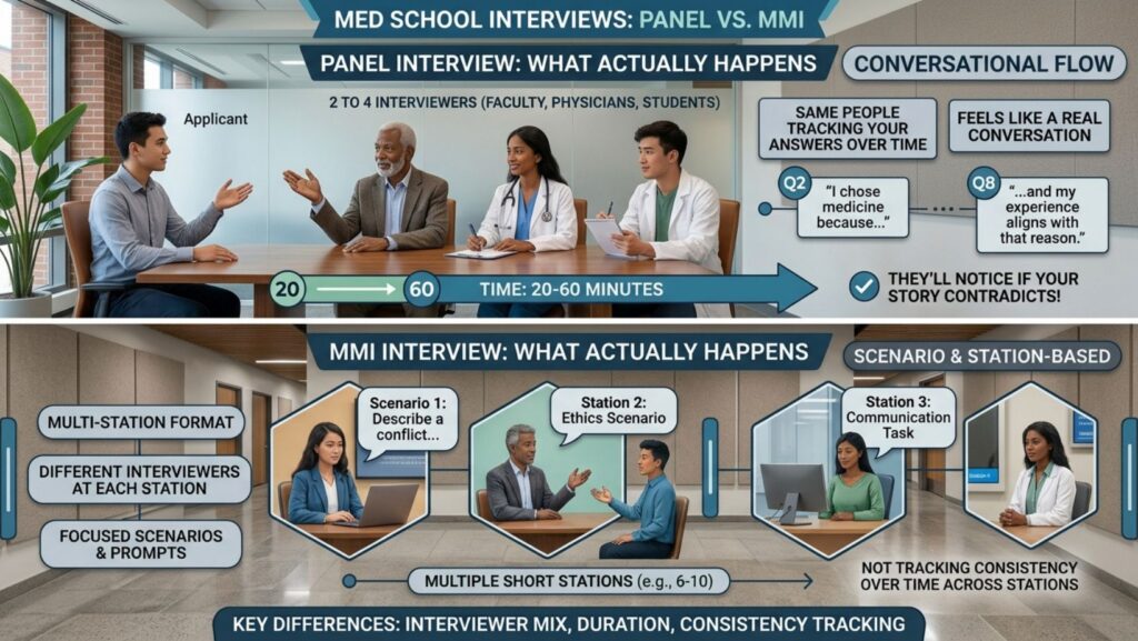 Panel vs. MMI What Actually Happens at Each Type of Interview